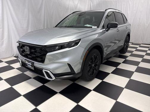 Solar Silver Metallic 2026 Honda CR-V Hybrid Sport Touring AWD