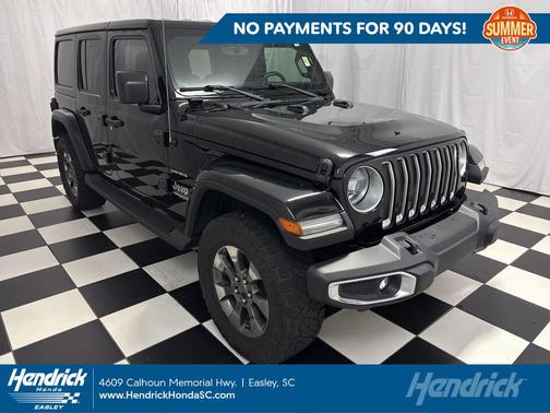 Black Clearcoat 2019 Jeep Wrangler Unlimited Sahara