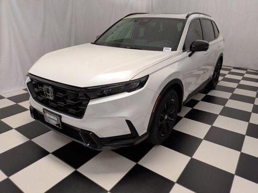 Platinum White Pearl 2026 Honda CR-V Hybrid Sport-L FWD