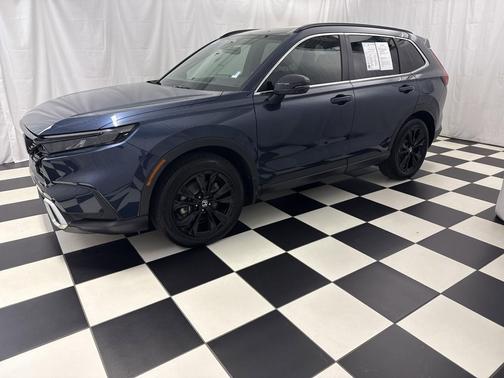 Canyon River Blue Metallic 2025 Honda CR-V Hybrid Sport Touring AWD