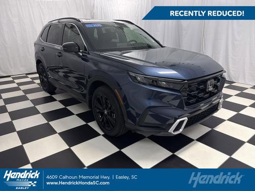 Canyon River Blue Metallic 2025 Honda CR-V Hybrid Sport Touring AWD
