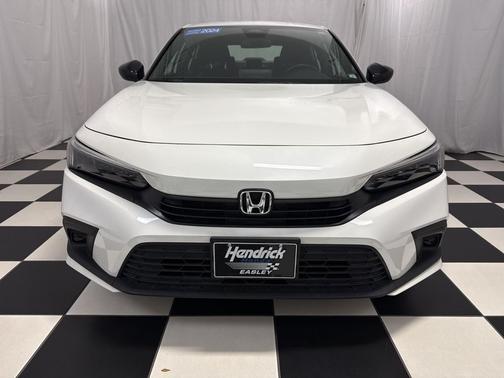 Platinum White Pearl 2024 Honda Civic Sport