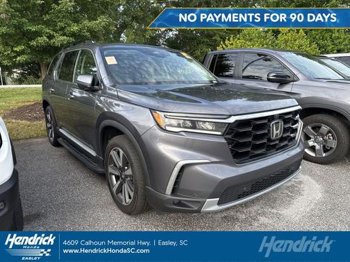 Modern Steel Metallic 2025 Honda Pilot Elite