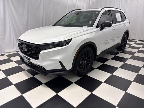 Platinum White Pearl 2026 Honda CR-V Hybrid Sport-L FWD