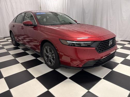 Radiant Red Metallic 2025 Honda Accord Hybrid EX-L