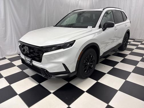 Platinum White Pearl 2026 Honda CR-V Hybrid Sport-L FWD