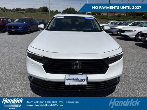 Platinum White Pearl 2025 Honda Accord Hybrid
