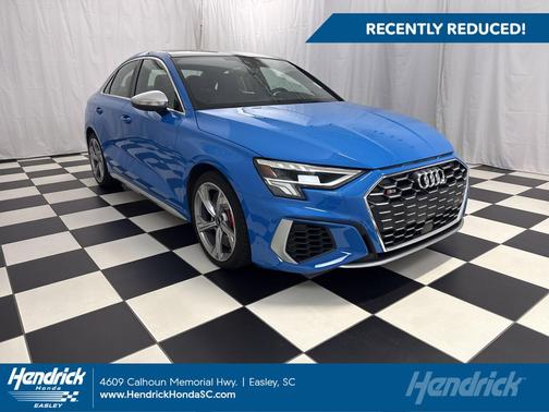 Navarra Blue Metallic 2023 Audi S3 Premium Plus TFSI quattro S tronic