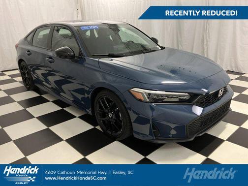 Blue Lagoon Pearl 2025 Honda Civic Sport