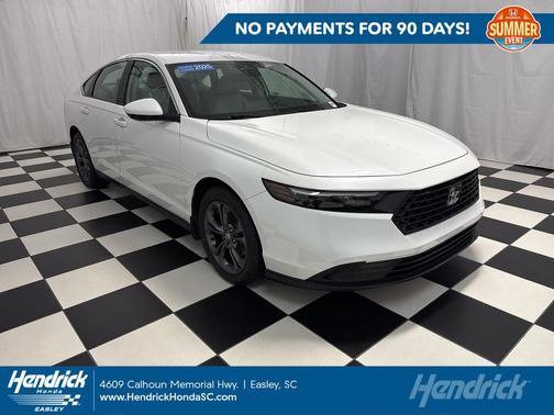 Platinum White Pearl 2025 Honda Accord LX 1.5T