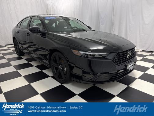 Crystal Black Pearl 2025 Honda Accord Hybrid Sport-L