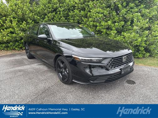 Crystal Black Pearl 2025 Honda Accord Hybrid Sport-L