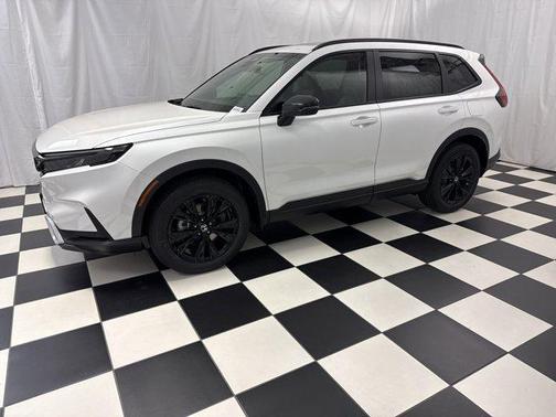 Platinum White Pearl 2026 Honda CR-V Hybrid Sport Touring AWD