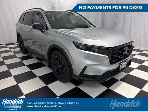 Solar Silver Metallic 2026 Honda CR-V Hybrid Sport-L FWD