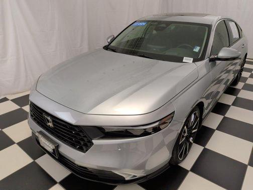 Solar Silver Metallic 2024 Honda Accord Hybrid Touring