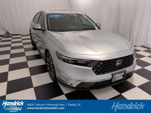 Solar Silver Metallic 2024 Honda Accord Hybrid Touring