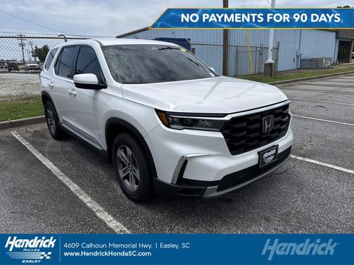 Platinum White Pearl 2025 Honda Pilot EX-L