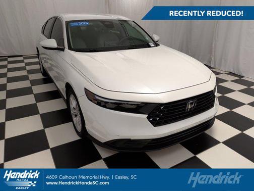 Platinum White Pearl 2024 Honda Accord LX 1.5T