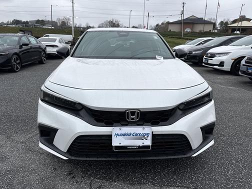Platinum White Pearl 2024 Honda Civic Sport