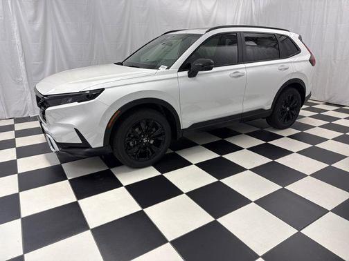 Platinum White Pearl 2026 Honda CR-V Hybrid Sport Touring AWD
