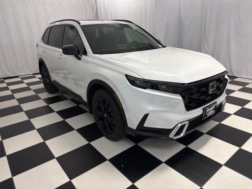 Platinum White Pearl 2026 Honda CR-V Hybrid Sport Touring AWD