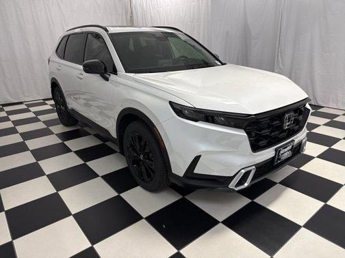 Platinum White Pearl 2026 Honda CR-V Hybrid Sport Touring AWD