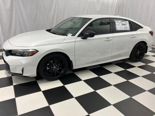 Platinum White Pearl 2026 Honda Civic Sport