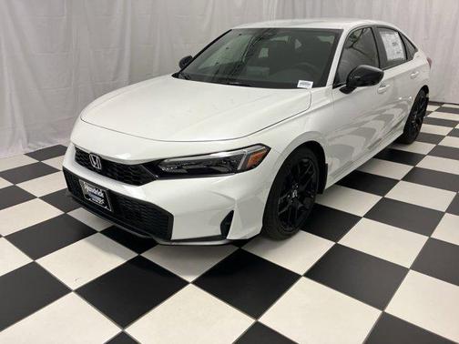 Platinum White Pearl 2026 Honda Civic Sport