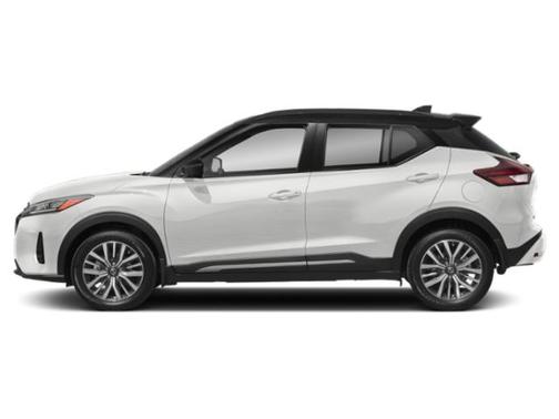 Aspen White/Super Black 2021 Nissan Kicks SR