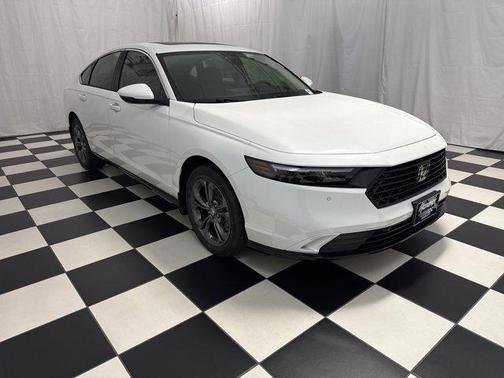 Platinum White Pearl 2026 Honda Accord Hybrid EX-L