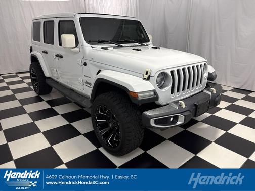 Bright White Clearcoat 2019 Jeep Wrangler Unlimited Sahara