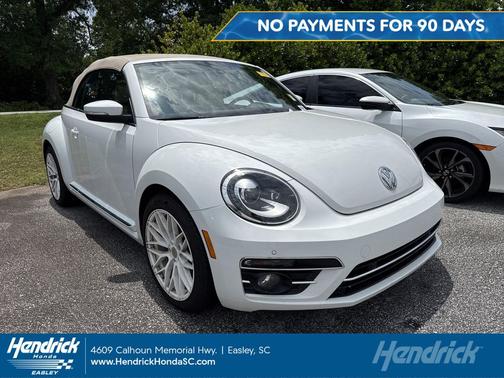 Pure White 2019 Volkswagen Beetle 2.0T SE
