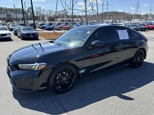 Crystal Black Pearl 2025 Honda Civic Sport