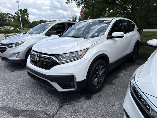 Platinum White Pearl 2021 Honda CR-V 2WD EX-L