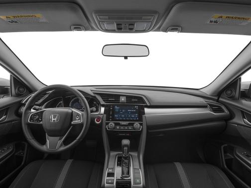 White 2017 Honda Civic EX