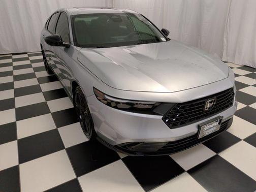 Solar Silver Metallic 2025 Honda Accord Hybrid Sport-L