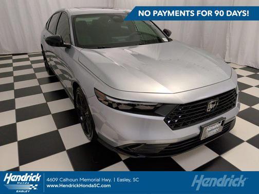 Solar Silver Metallic 2025 Honda Accord Hybrid Sport-L