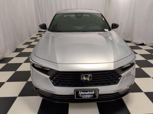 Solar Silver Metallic 2025 Honda Accord Hybrid Sport-L