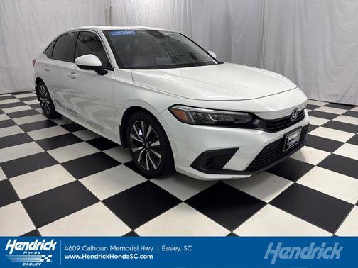 Platinum White Pearl 2023 Honda Civic EX