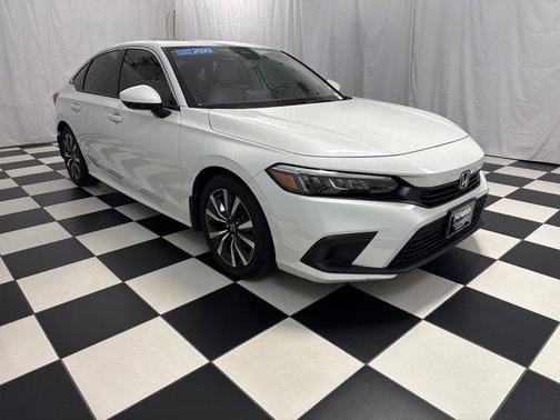 Platinum White Pearl 2023 Honda Civic EX