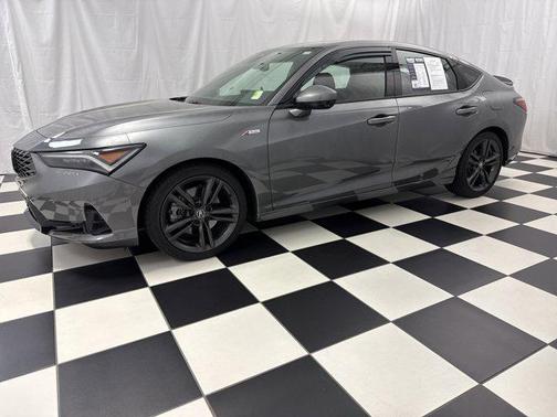 Liquid Carbon Metallic 2025 Acura Integra A-SPEC