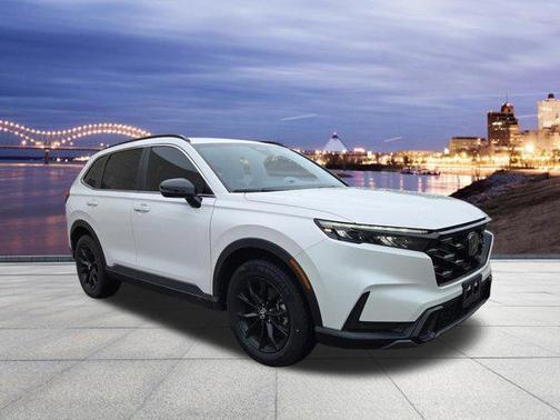 Platinum White Pearl 2025 Honda CR-V Hybrid Sport AWD