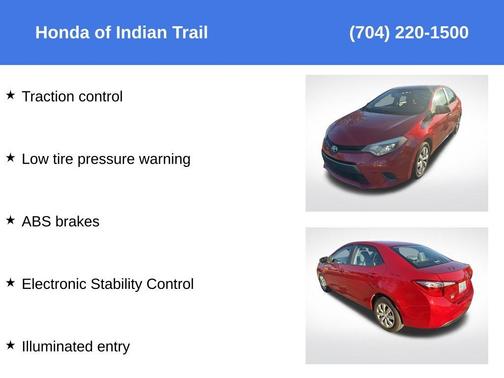 2015 Toyota Corolla LE