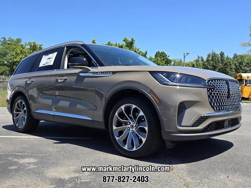 Harbor Gray Clearcoat 2026 Lincoln Aviator Premiere