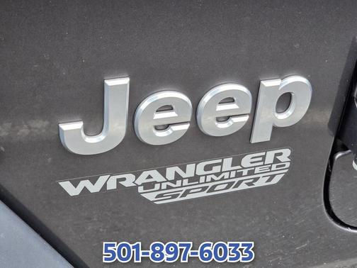 Granite Crystal Metallic Clearcoat 2018 Jeep Wrangler Unlimited Sport