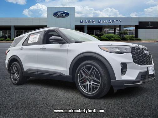Space White Metallic 2026 Ford Explorer ST