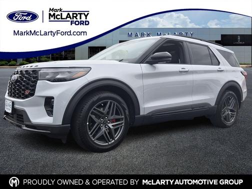 Space White Metallic 2026 Ford Explorer ST