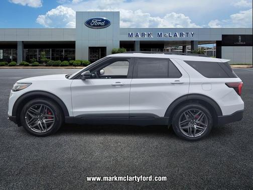 Space White Metallic 2026 Ford Explorer ST
