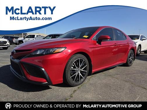 Supersonic Red 2021 Toyota Camry SE