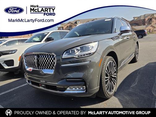 Chroma Caviar Dark Gray Metallic Clearcoat 2022 Lincoln Aviator Black Label AWD